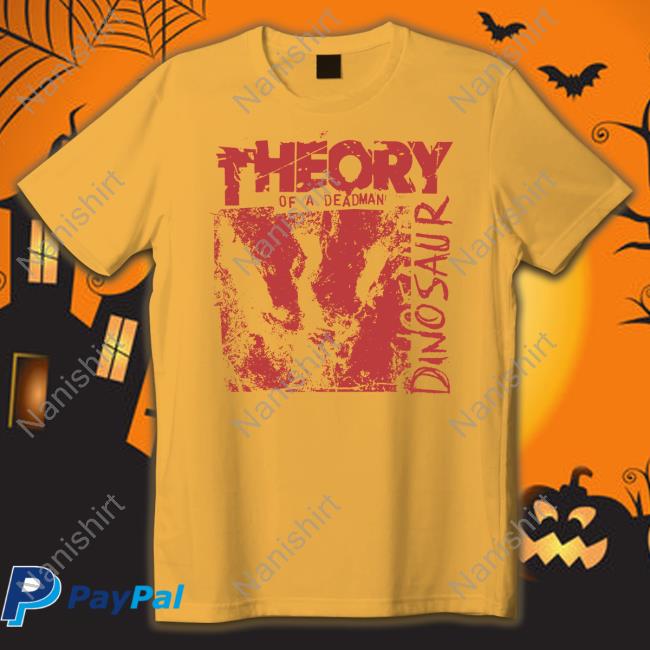 Theory Of A Deadman Dinosaur Sweatshirt Dinosaur Red Single Shirt