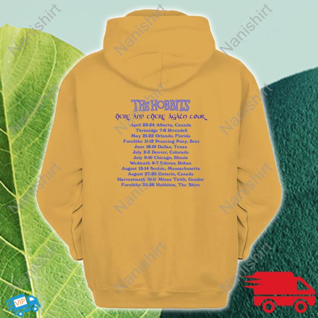 The Hobbits Tour Edition Limited Shirt White The Hobbits Tour Tees Elijah Wood