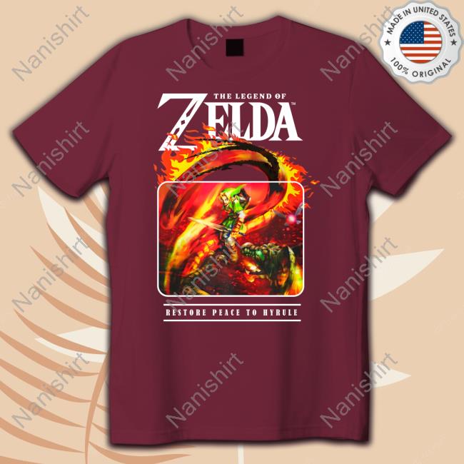 The Legend Of Zelda Restore Peace To Hyrule T Shirts Yungkurly The Legend Of Zelda Restore Peace To Hyrule T Shirts Isaac Morris Merch Yungkurly