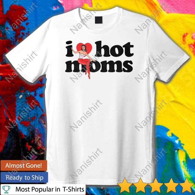 Danny Duncan Merch I Heart Hot Moms Swing White Long Sleeve T Shirt Dannyduncan69