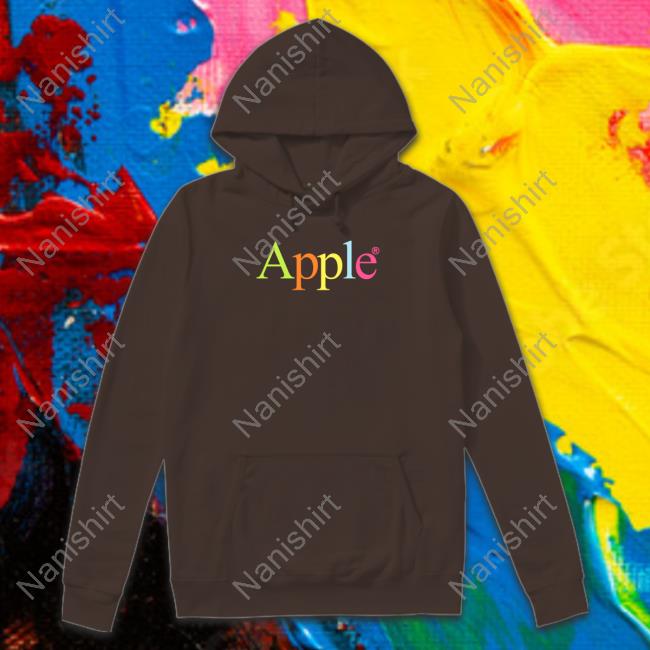 Vintage Apple Tee Shirt Original Apple Black Shirt Canoopsy