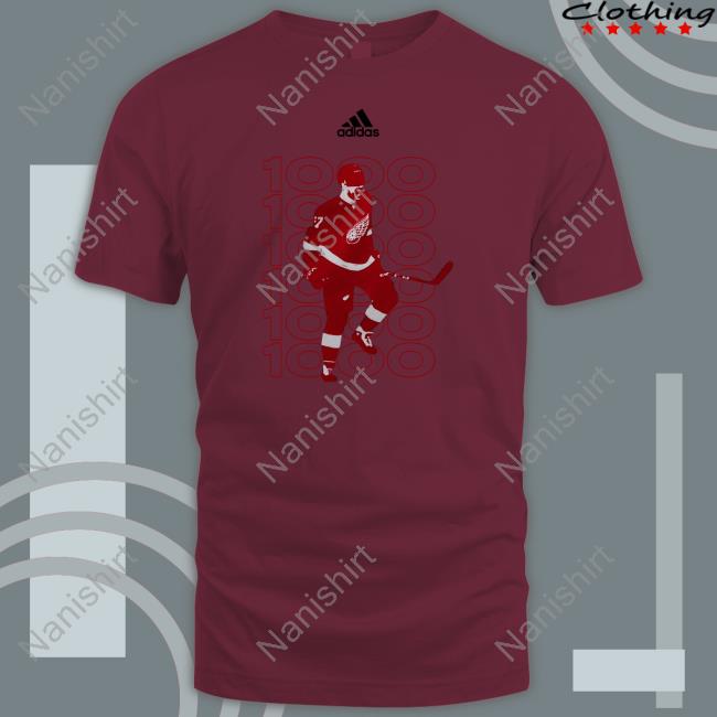 David Perron 1000Th T Shirt Detroit Red Wings David Perron 1000Th Tank Dp_57