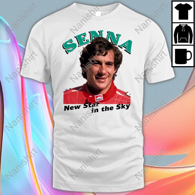 Official Ayrton Senna New Star In The Sky T-Shirt