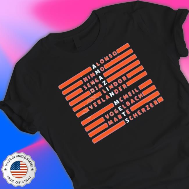 Alonso Nimmo Senga Diaz Lindor Verlander Mcneil Vogelbach Marte Scherzer Amazin Mets Crewneck Sweatshirt