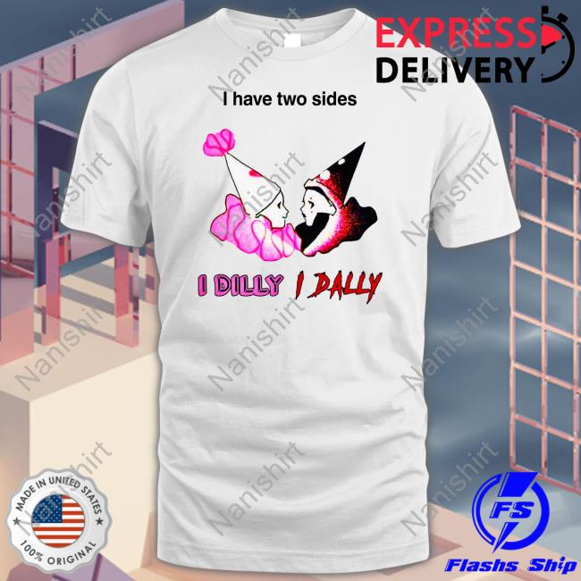 Whotfisjovana I Have Two Sides I Dilly I Dally Crewneck Sweatshirt