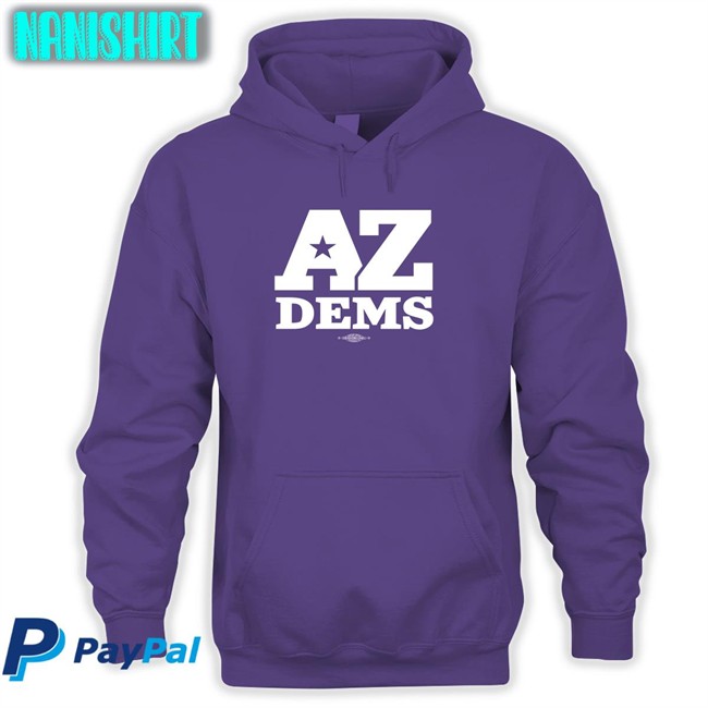Az Dems Hoodie Azdem Store Arizona Democratic Party Logo Long Sleeve Tee Shirt Garrick A Mcfadden Esq