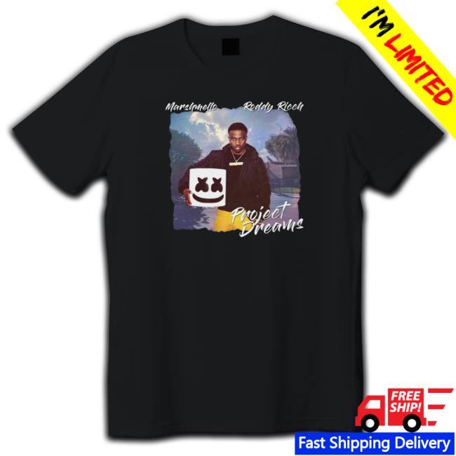 Official Project Dreams Roddy Ricch And Marshmello Hooded Sweatshirt