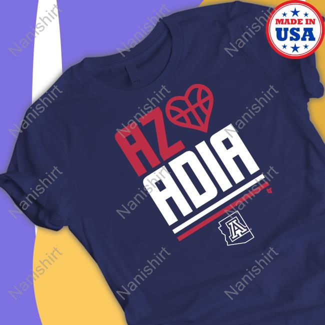 Official Arizona Basketball Az Loves Adia Shirt