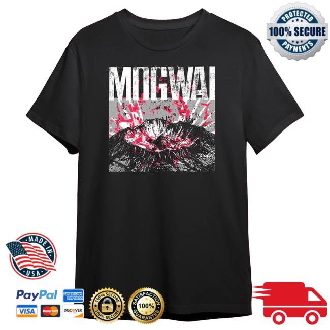 Official Mogwai The Bad Fire | Black Cover Artwork Tee