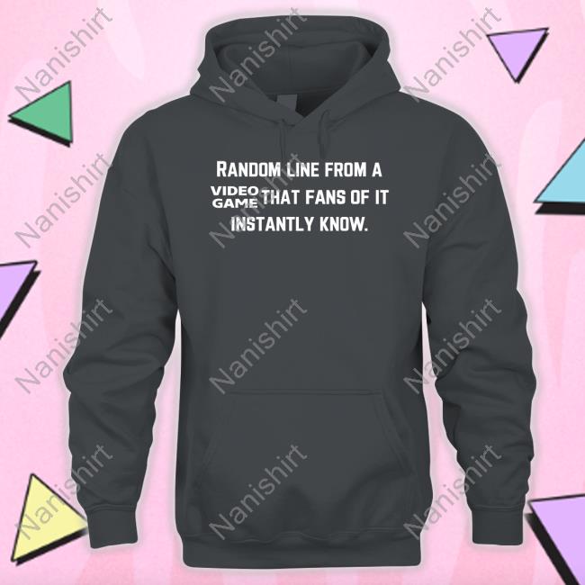 Official Random Line From A Video Game That Fans Of It Instantly Know Fashion Clothes