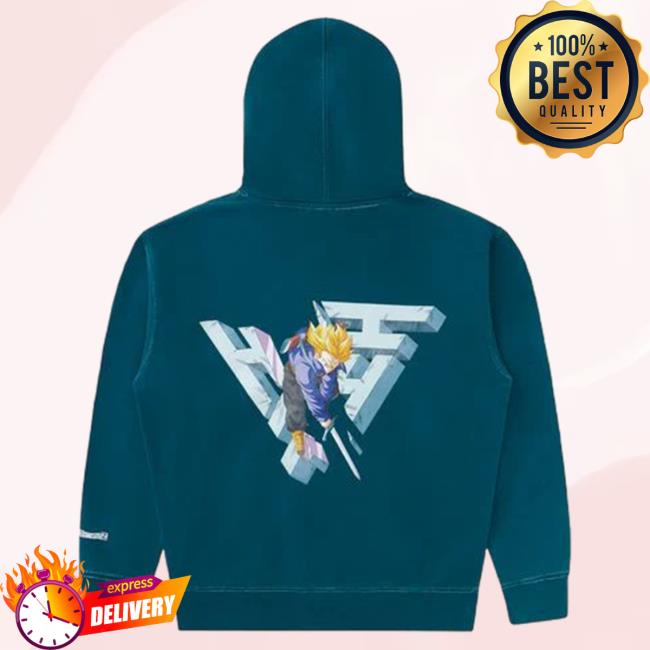 Official Hypland Clothing Merch Store Hypland Dragon Ball Z Trunks Slice Logo Sweater (Vintage Blue)