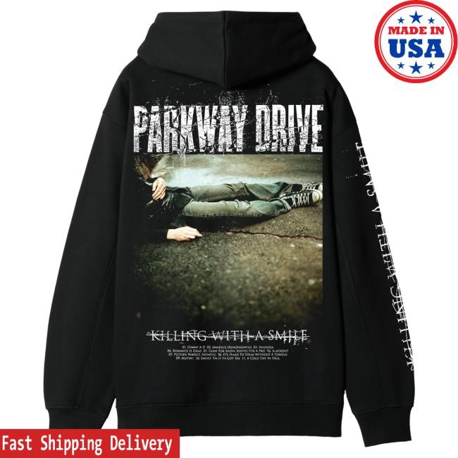 Official Parkway Drive Merch Parkway Drive - Kiling With A Smile Hood ParkwayDrive