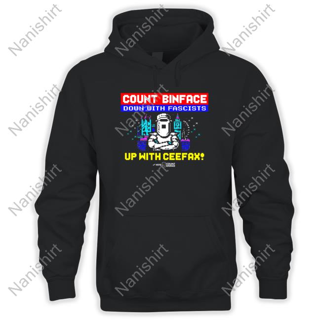 Official Count Binface - Up With Ceefax T Shirt