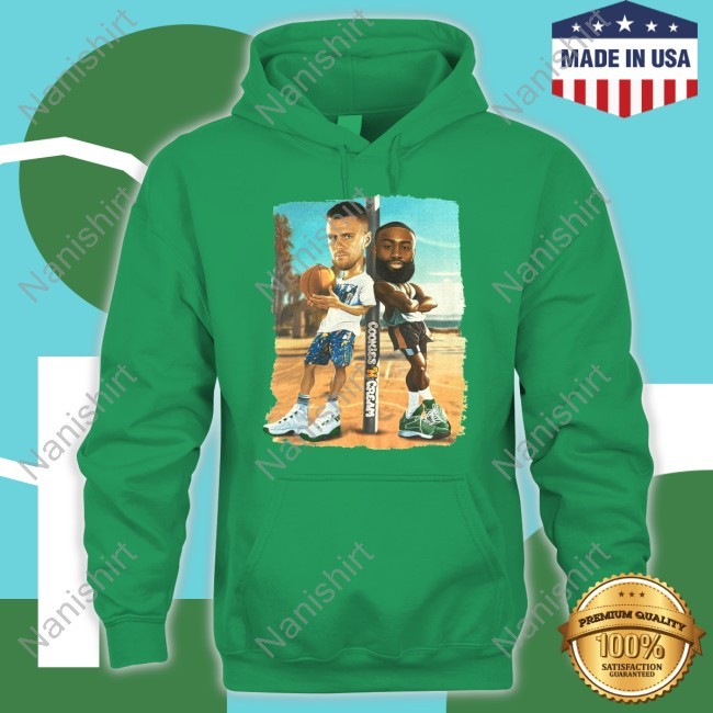 Cookies And Cream Jaylen Brown X Kristaps Porzingis Celtic Shirt