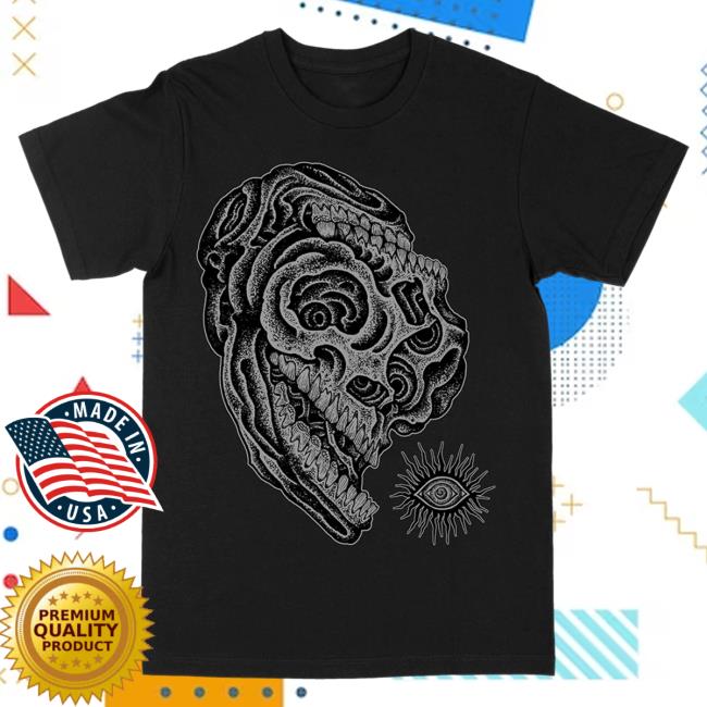 Official Death Wish Store Deathwish Inc Thomas Hooper Skull Malfunction BlackTee Deathwishinc