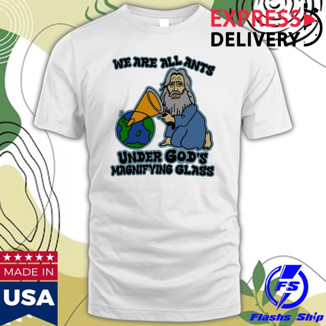We Are All Ants Under Gos's Magnifyng Glass Crewneck Sweatshirt