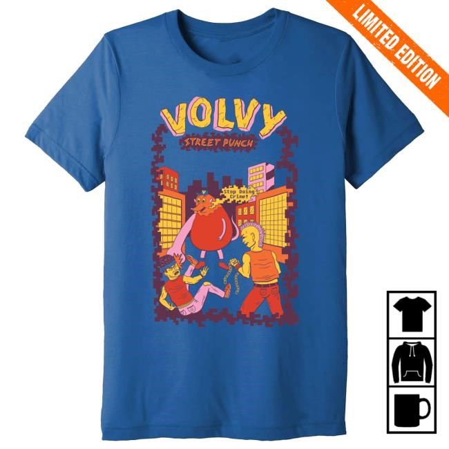 Official Devolver Digital Merch Shop Volvy Street Punch Shirt 2024