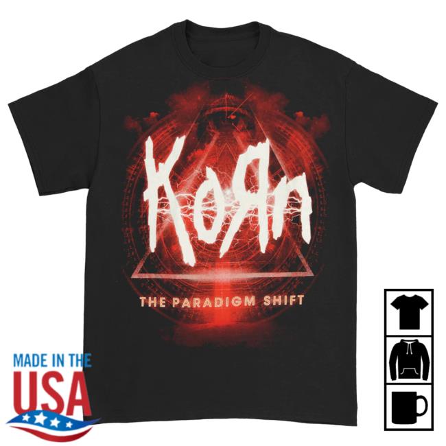 Official Rockabilia Merch Korn The Paradigm Shift Encounter T Shirt