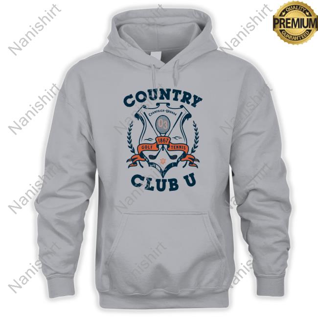 Country Champaign Urbana Golf 1867 Tennis Club U T-Shirts