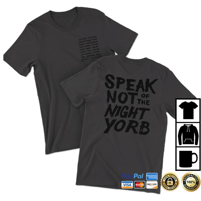 Night Yorb Anagram New Tee – Dropout Store