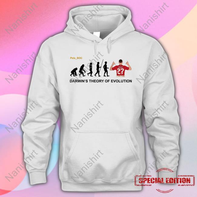 Official Pete Boc Darwin's Theory Of Evolution Tee