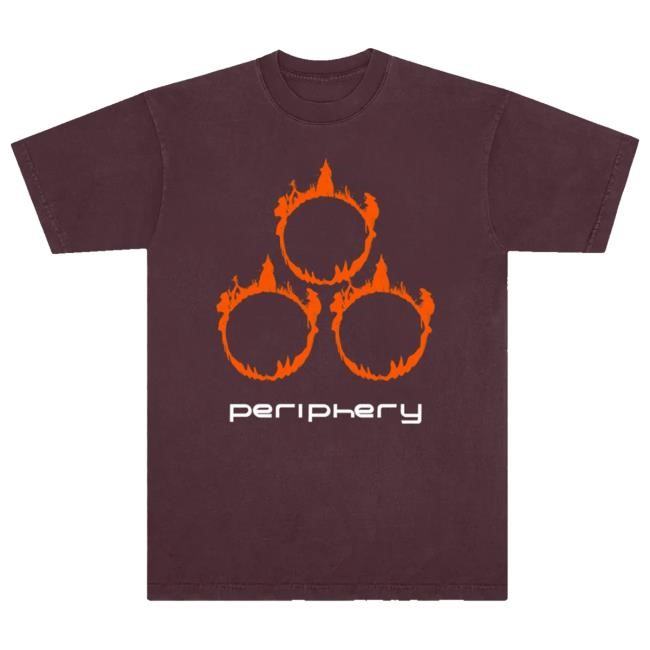 Periphery Official Merch Circle Flames Hot Shirt