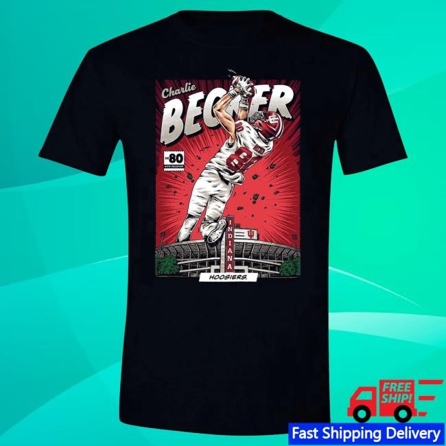Charlie Becker Comic Shirt Indiana Hoosiers NCAA Basketball