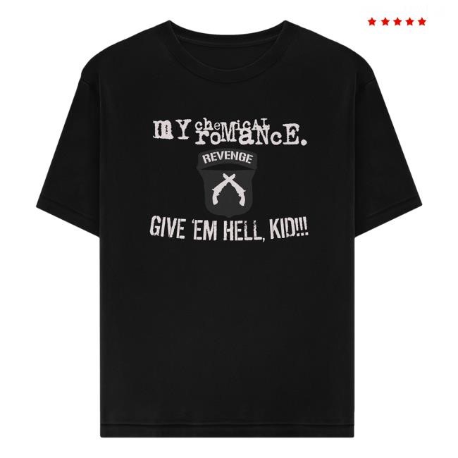 My Chemical Romance | Warner Records | Official Demolition Lover Mask Merch StoreGive Em Hell Shirts