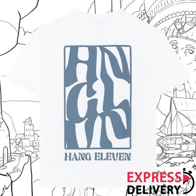 Official Hang Eleven HNG LVN Shirt New - White