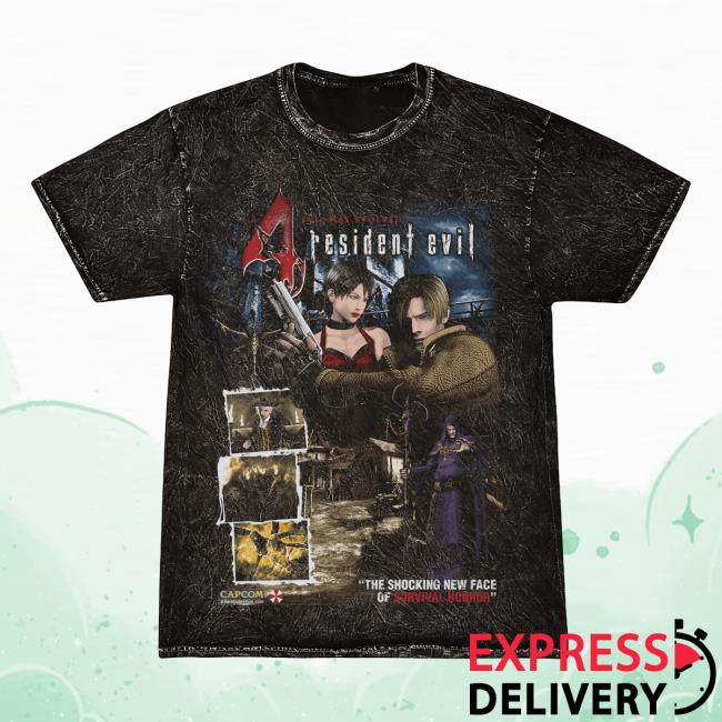 Official Graveyard Goods Merch Store Shop Resident Evil 4 • Beartrap (Vintage Wash Variant) Shirts • Limited To 150