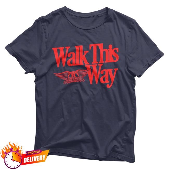 Official Aerosmith Shop Walk This Way Liberty Hot Shirt Official Aerosmith Walk This Way Liberty Tee