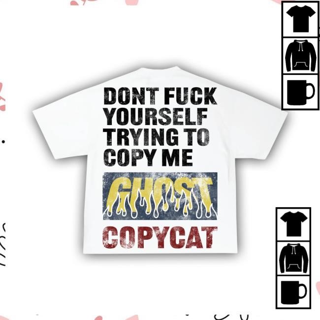 Official Ghost Racing Clothing Copy Cat Tees - White