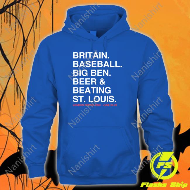 Britain Baseball Big Ben Beer & Beating St. Louis Tee Shirt