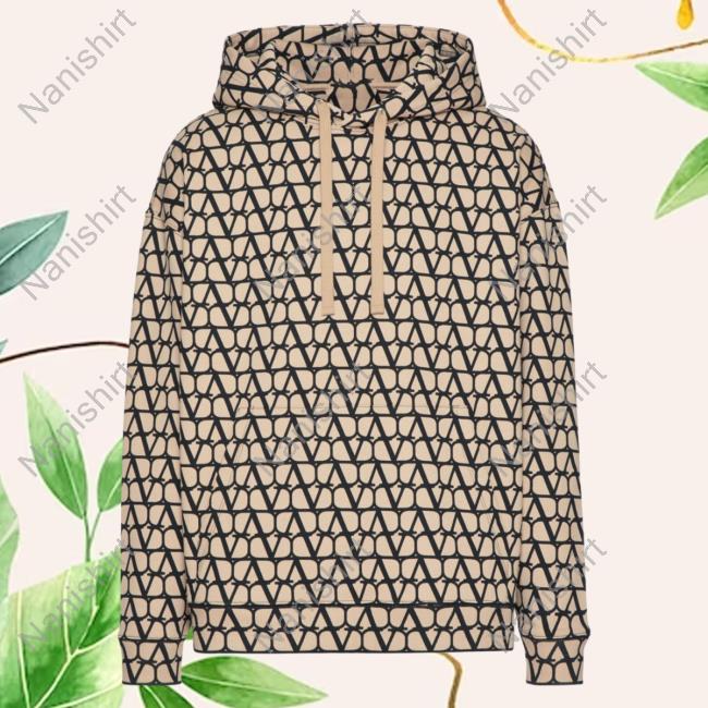 Official Lyst Tessabit Clothing Shop Textured All Over Print Crew neck Sweatshirt From Valentino Garavani 3D AOP