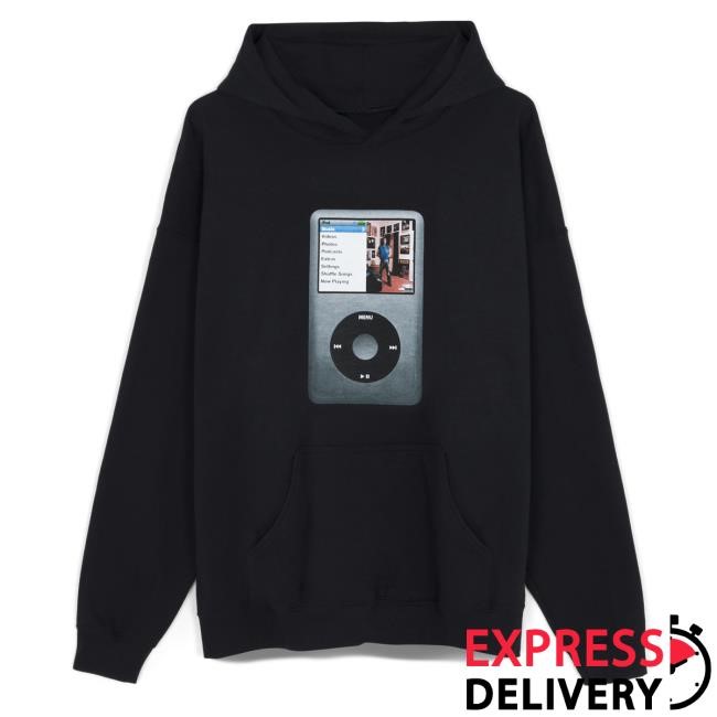 Official Lil Tecca Merch Store Hvn On Earth Tour Ipod Hooded Sweatshirt Official Lil Tecca Merch Store Hvn On Earth Tour Ipod Hood