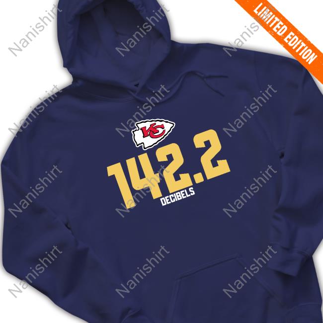 Official Chiefs Kansas City 1422 Decibels Tee