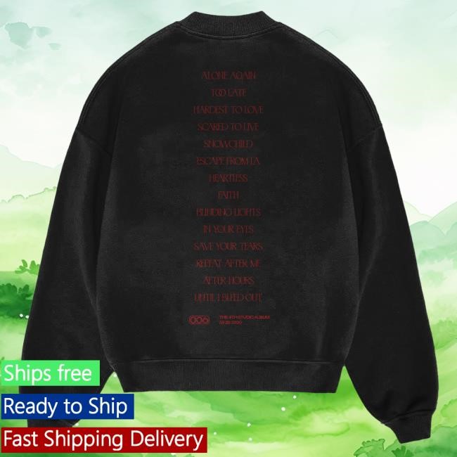 New The Weeknd After Hours Graphic Pullover Archive Piece