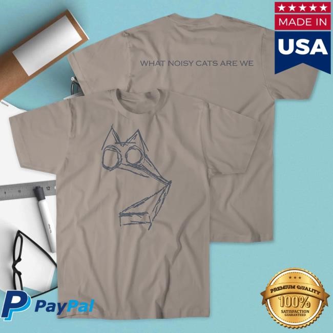 What Noisy Cats Are We Tee (Pebble) R.E.M. Band