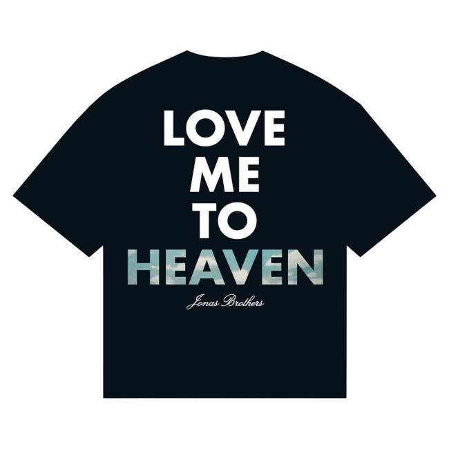 Official Jonas Brothers Merch Store Jonas Brothers Love Me To Heaven Cloud Single Tshirt JonasBrothers