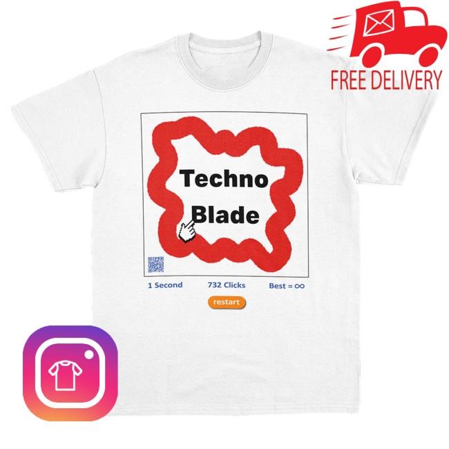 Official Technoblade Merch Apparel Technoblade Autoclicker Attractive Shirt (White)