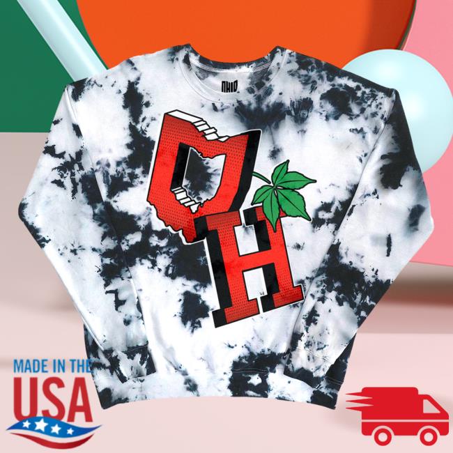 Ohio Clothing 3D Ohio Tie Dye Hoodie
