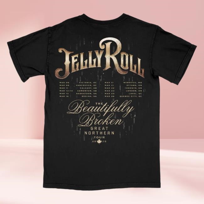 Official Jelly Roll Merch Store Jelly Roll Rain Tour Shirt