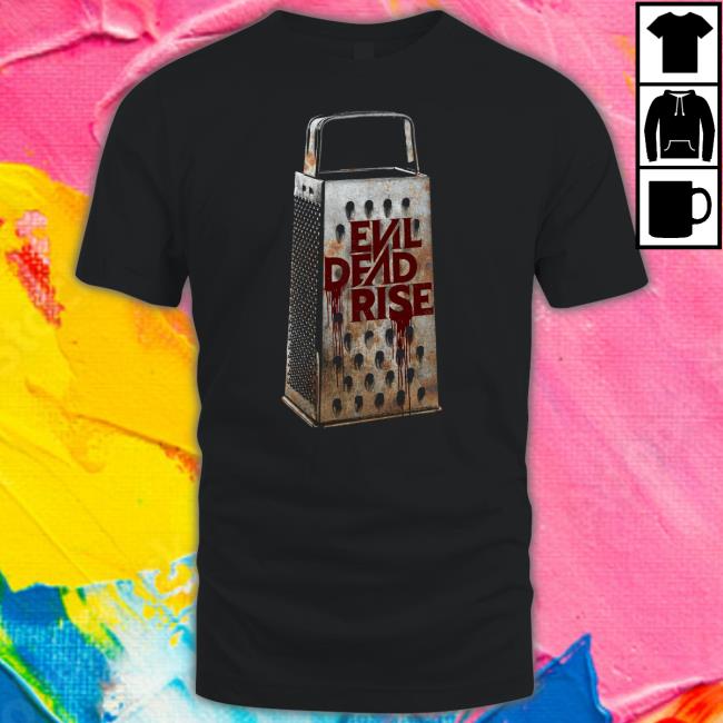 Official Fright Rags Merch Evil Dead Rise Cheese Grater Shirt