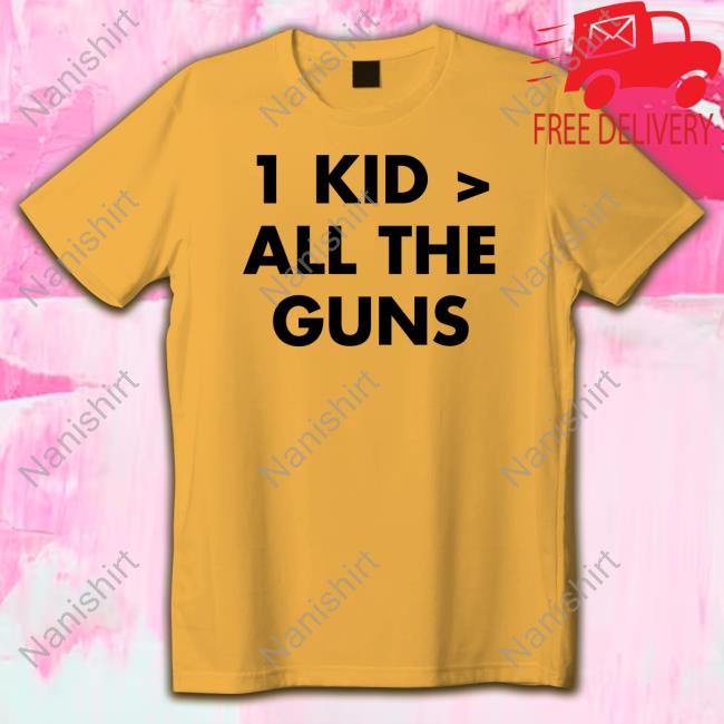 Official 1 Kid Greater Than All The Guns T-Shirt