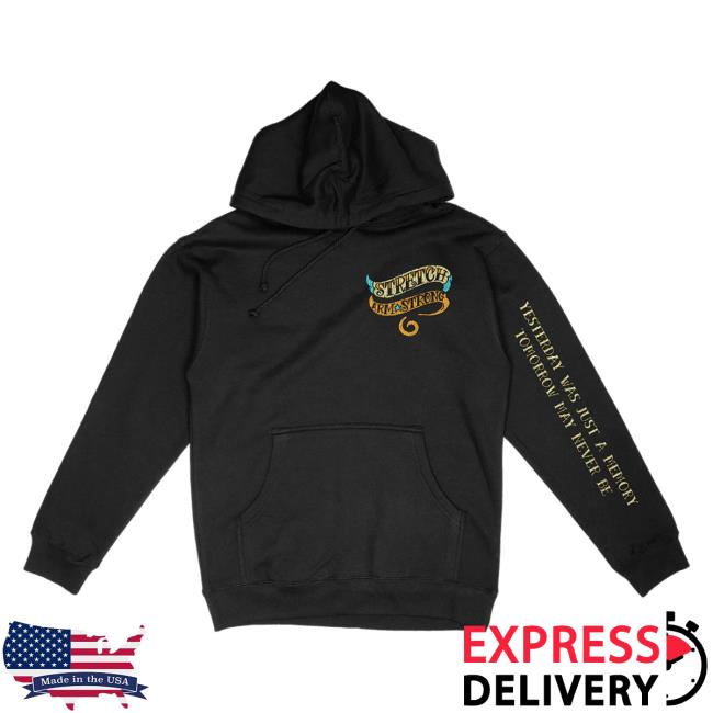 Official Death Wish Store Deathwish Inc Stretch Arm Strong Yesterday Black Hoodie Deathwishinc