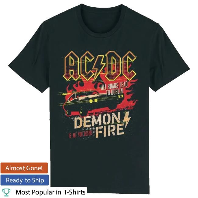 Official Ac Dc Merch Store AC/DC Dublin 2024 Event Attractive Shirt Ac Dc Shop Acdc Clothing