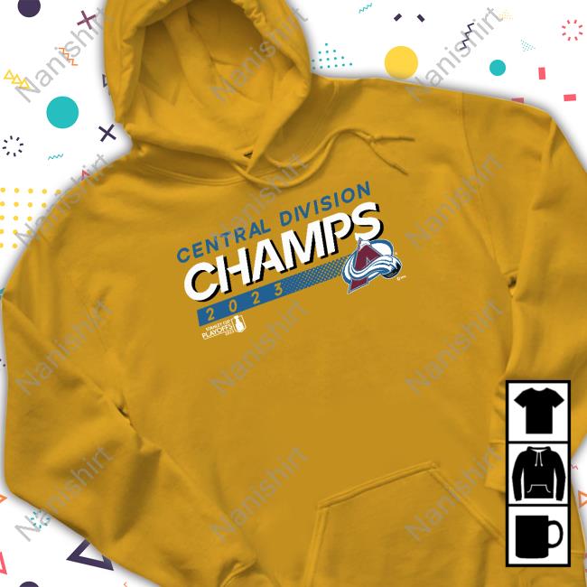 NHL Shop Colorado Avalanche 2023 Central Division Champions Tee Shirt