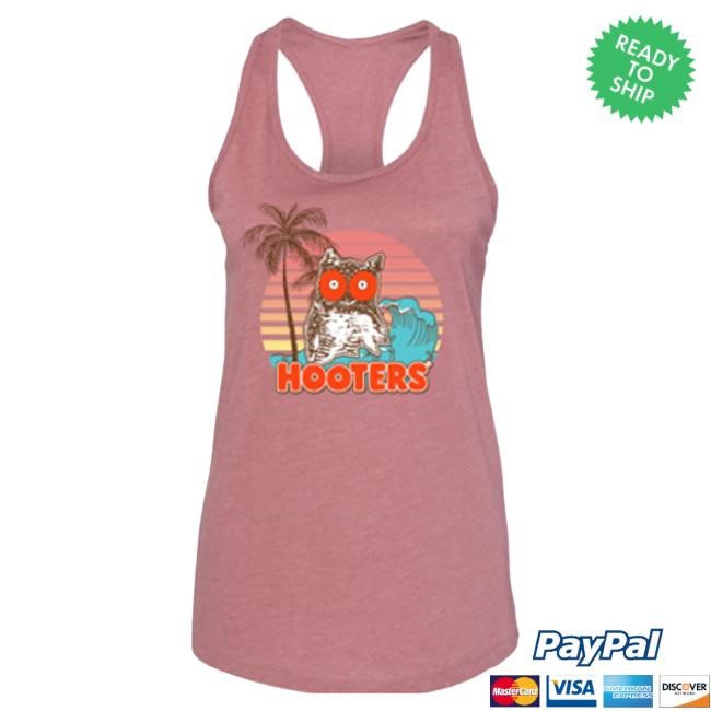 Official Hooters Store Ladies Surfs Up Tank Tee