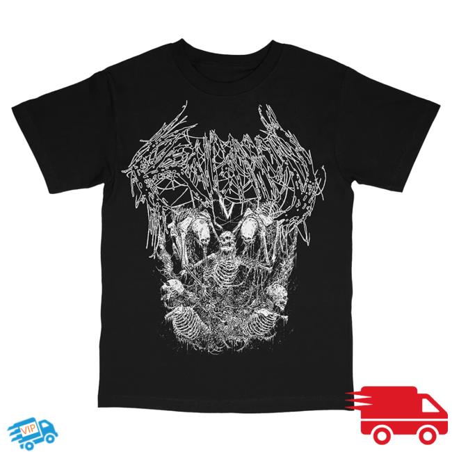 Official Ken Carson Merch Store Ken Carson Death Mosh Popover Shirt Black KenCarson Shop