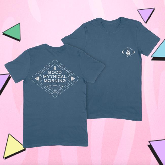 Official Good Mythical Morning Merch 2500Th Episode Attractive Shirt Mythical Clothing Store Shop